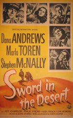 Sword in the Desert [1949] [DVD]