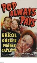 Pop Always Pays [1940] [DVD]